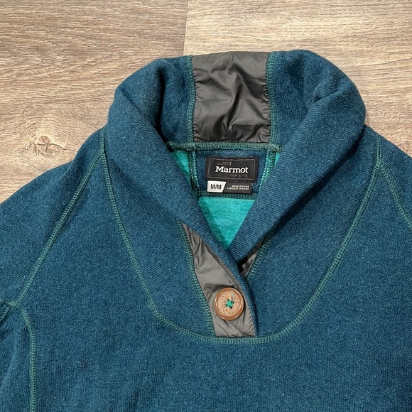 Marmot Grace Sweater Blue Size Medium Pullover Fleece - Picture 5 of 12